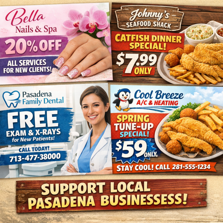 Exclusive Deals from Pasadena’s Local Businesses